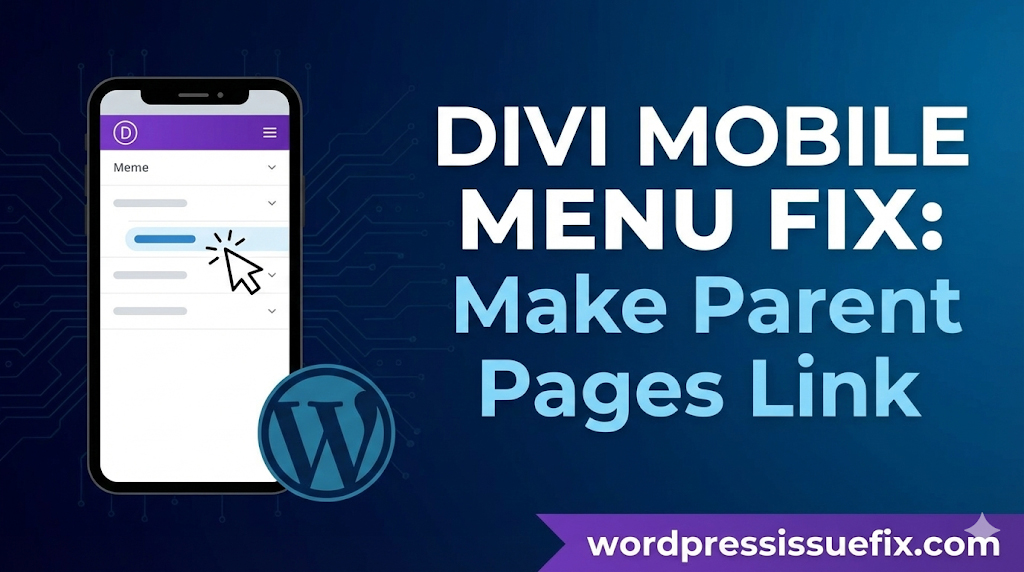 How to Make Parent Pages Link in Divi Mobile Menus: Step-by-Step Guide (2026)