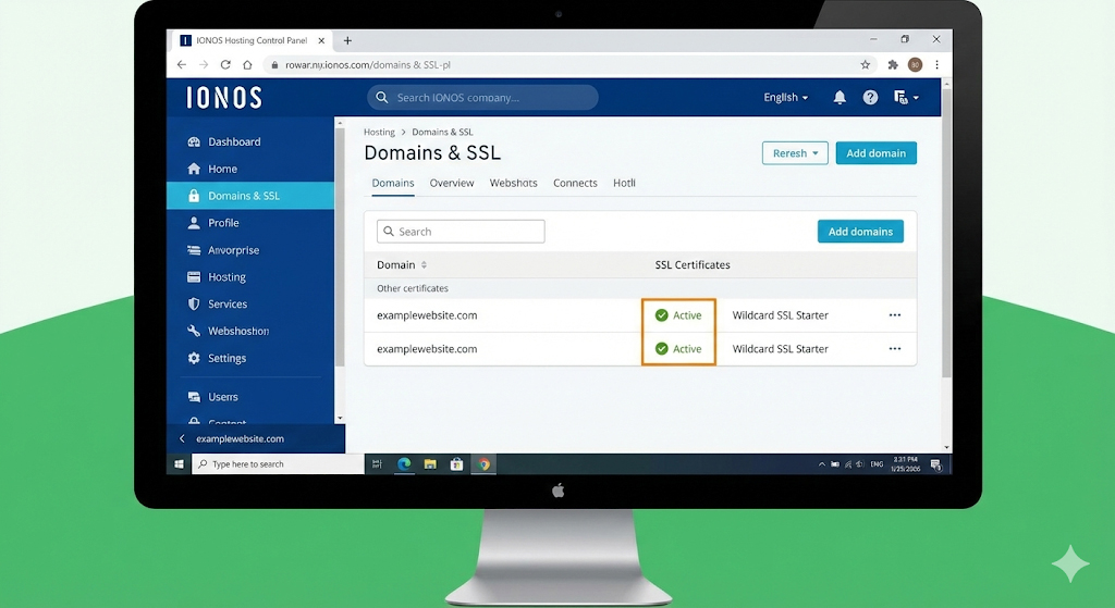 Verify SSL Activation