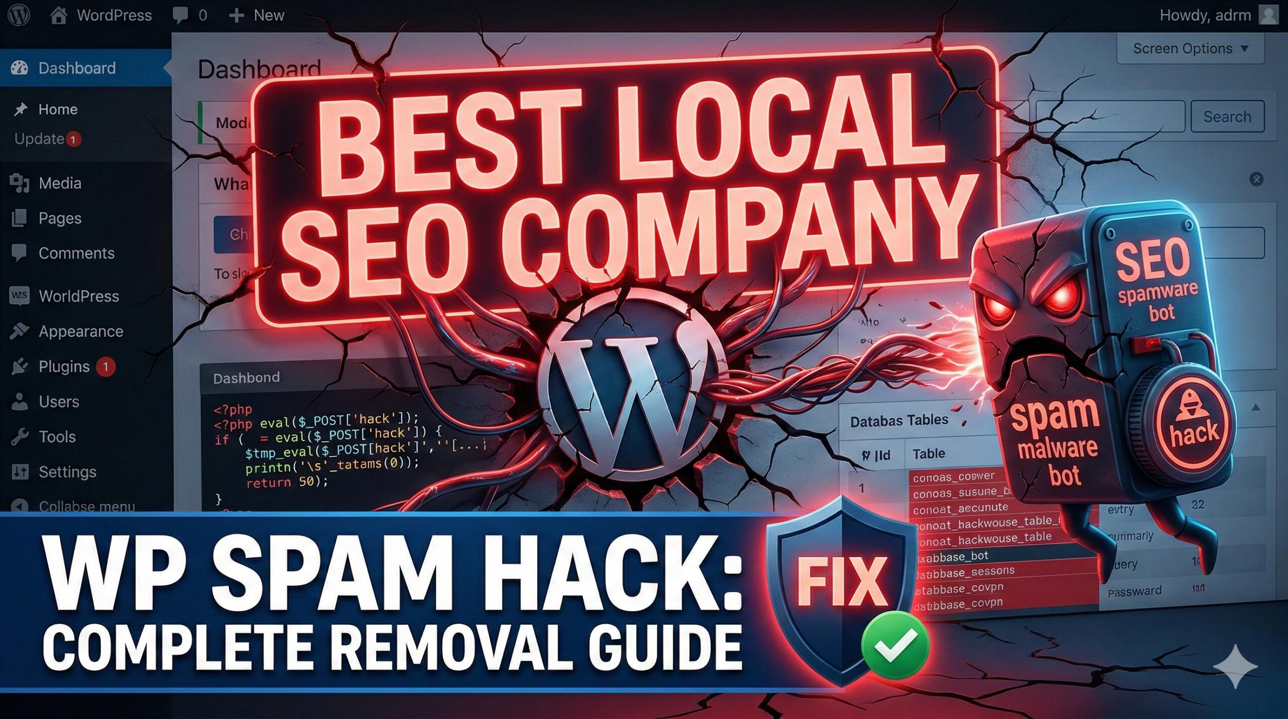 Resolving the Best Local SEO Company Spam Injection in WordPress
