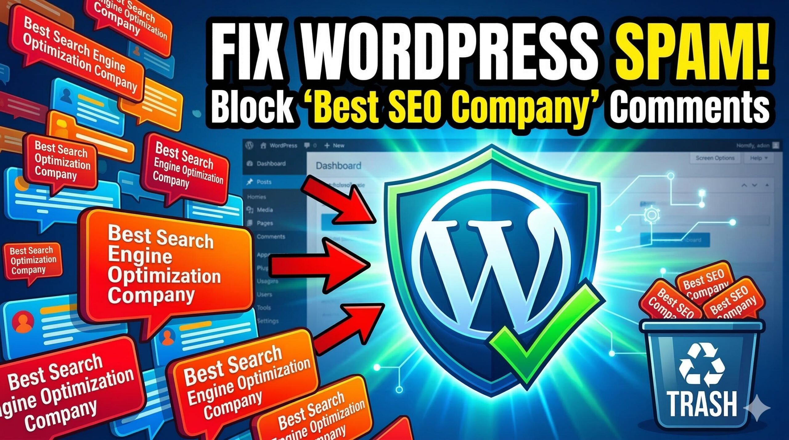 How to Fix the “Best Search Engine Optimization Company” Spam in WordPress