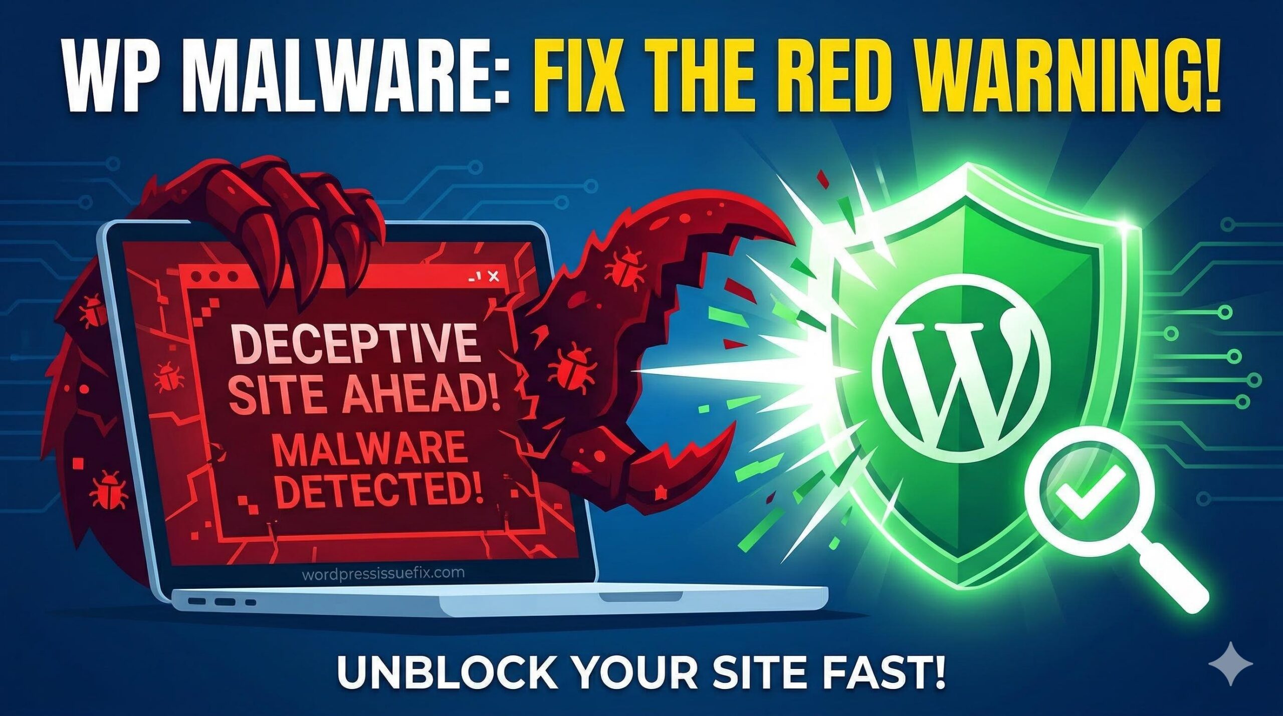 How to Resolve a “Malware Detection Website” Warning on Your WordPress Site