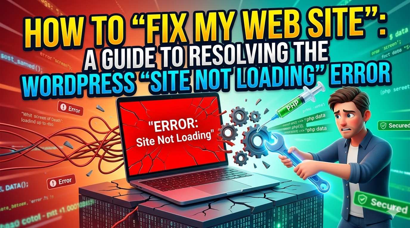 How to “Fix My Web Site”: A Guide to Resolving the WordPress “Site Not Loading” Error