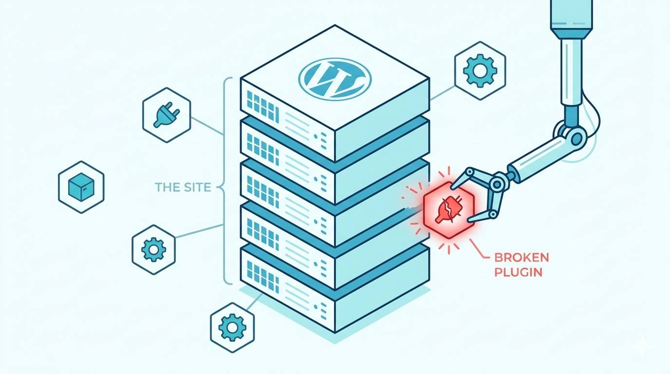 Mismatched gears grinding and stopping a system.