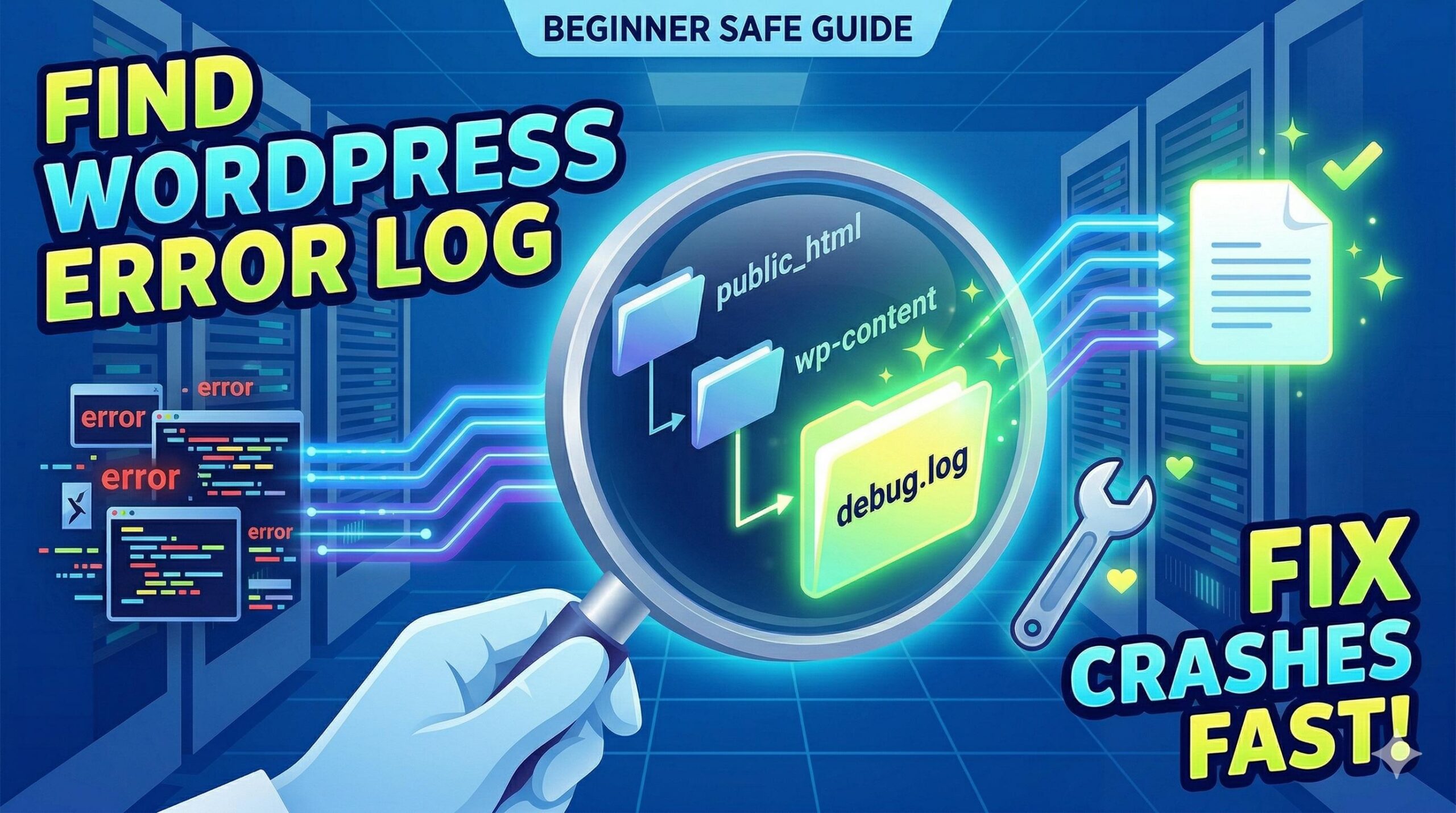 How to Find the Exact WordPress Error Log Location for Troubleshooting