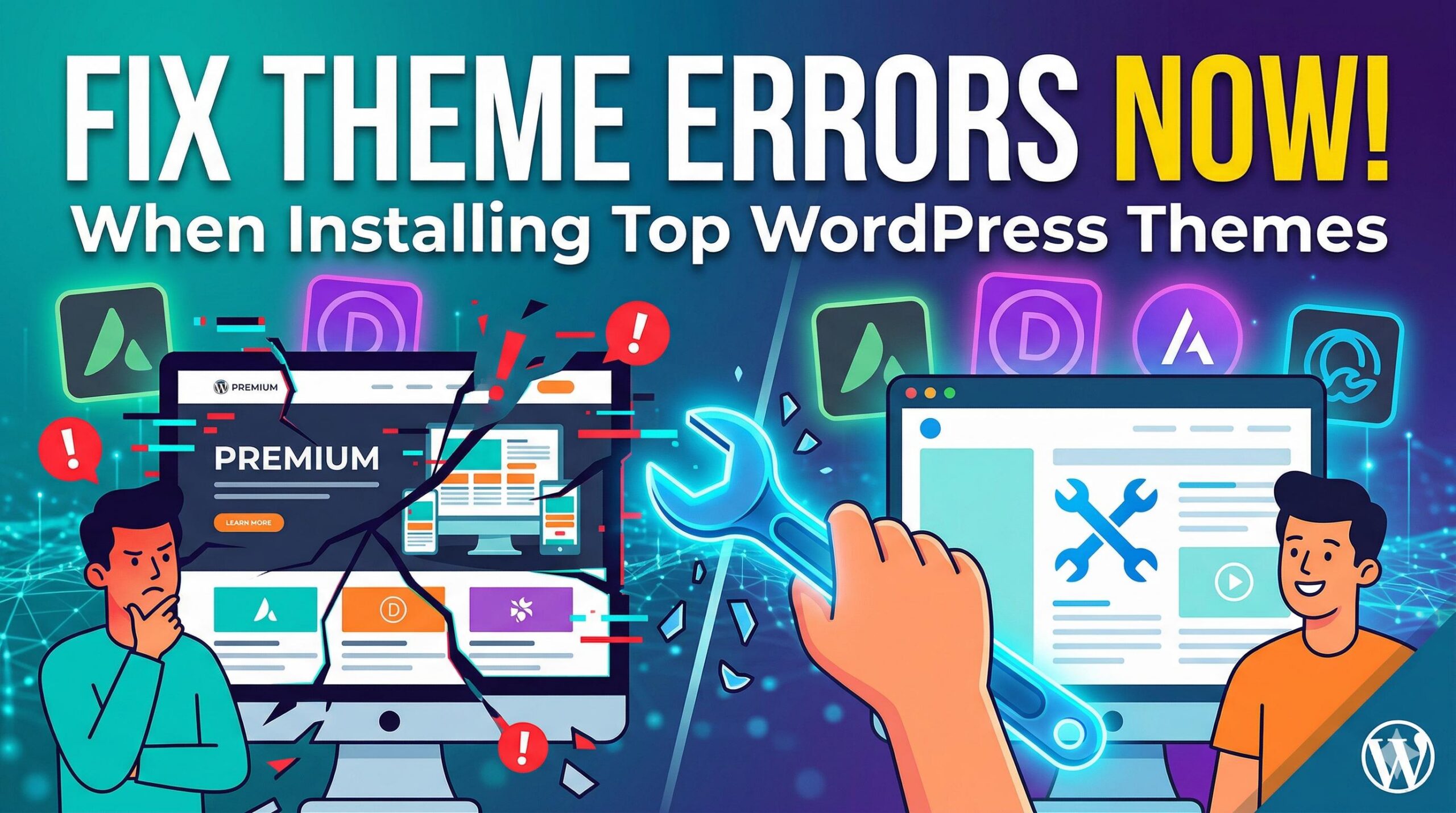 How to Fix Website Errors When Installing Top WordPress Themes