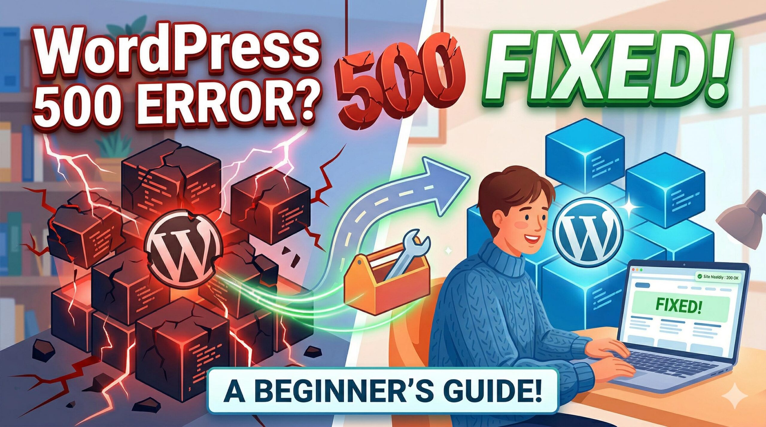 How to Fix WordPress Error 500 Internal Server Error (A Beginner’s Guide)