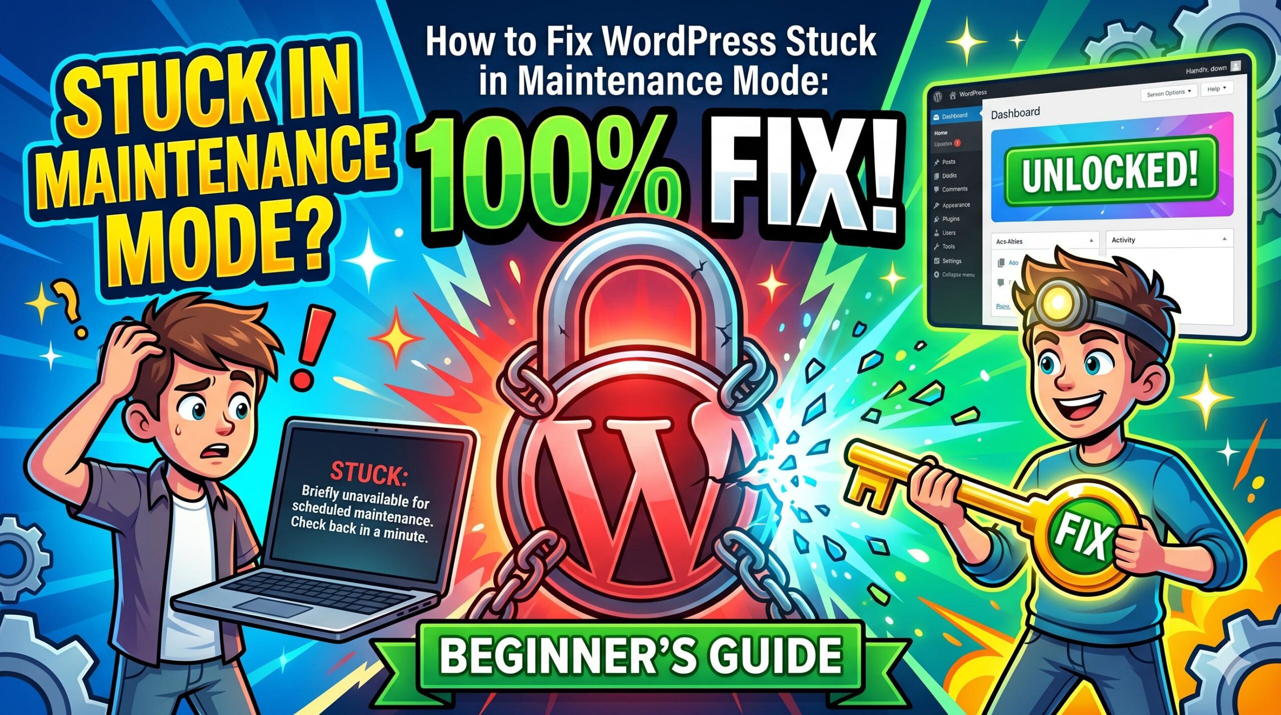 How to Fix WordPress Stuck in Maintenance Mode: A Beginner’s Guide