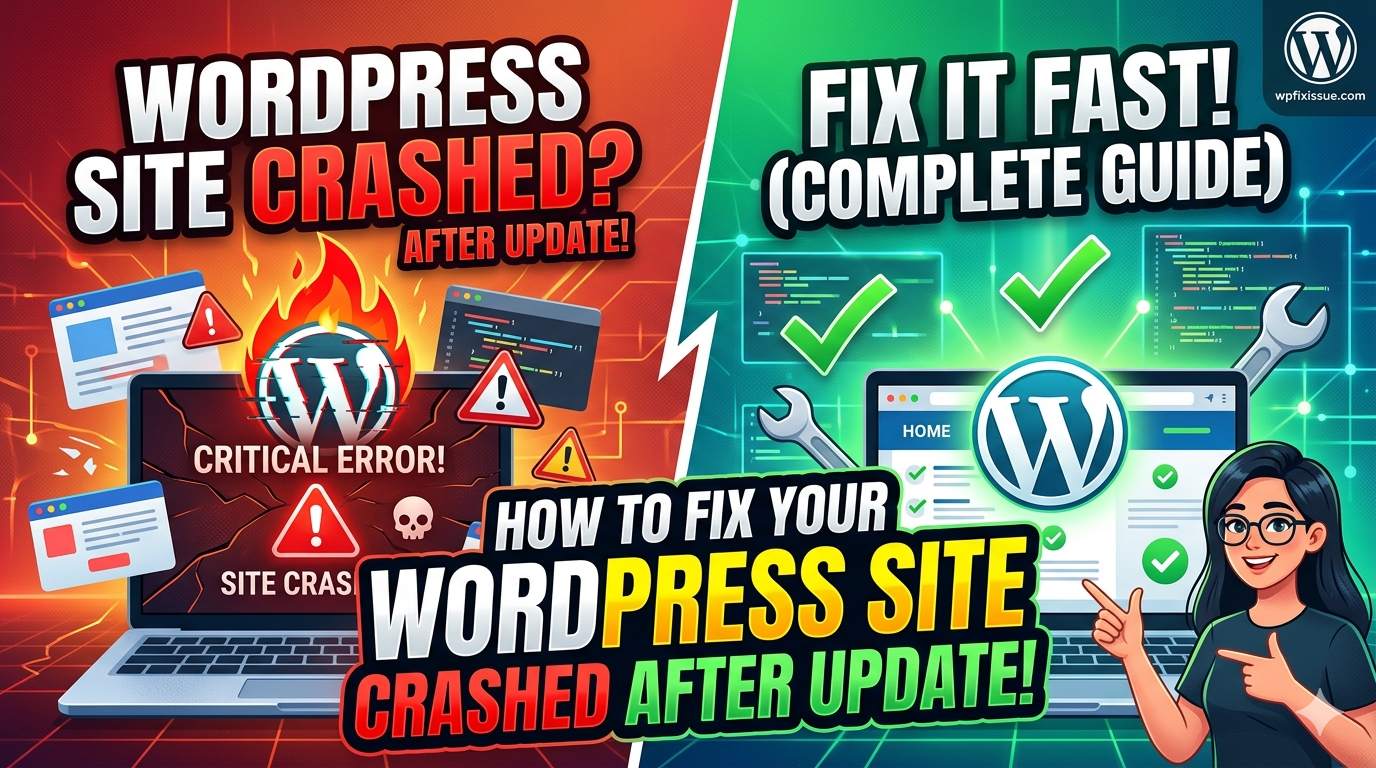 How to Fix a WordPress Site Crashed After Update_ A Complete Guide